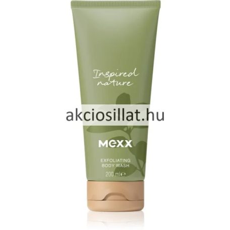 Mexx Inspired Nature Exfoliating Body Wash hámlasztó tusfürdő 200ml