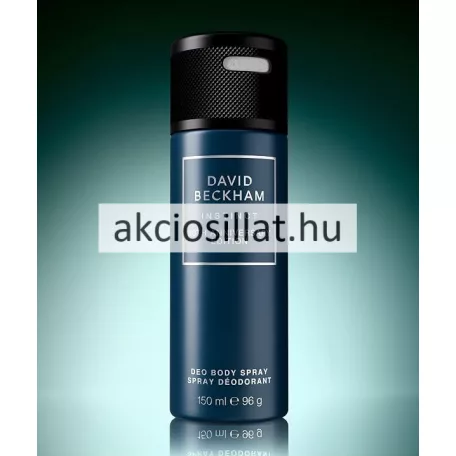 David Beckham Instinct 20th Anniversary Edition férfi dezodor spray 150ml kék flakonban fekete kupakkal