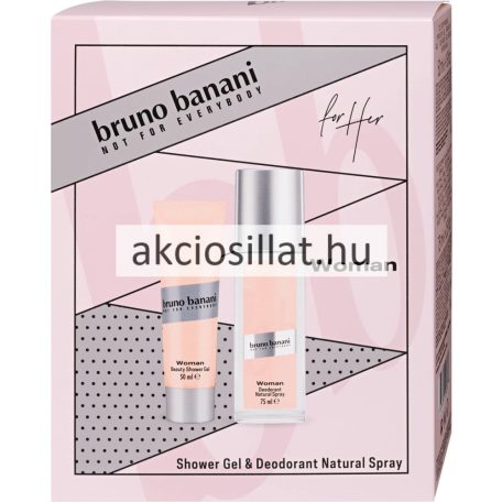 Bruno Banani Woman ajándékcsomag (75ml dns  + 50ml tusfürdő)