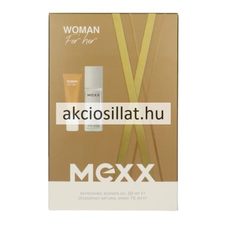 Mexx Woman ajándékcsomag ( tusfürdő 50ml + DNS 75ml )