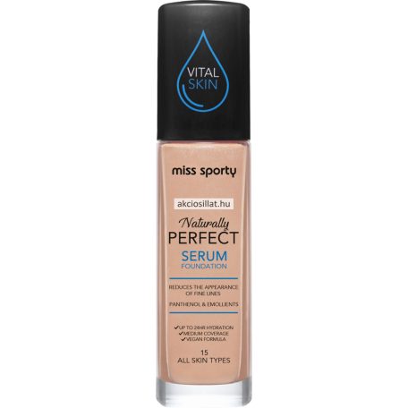 Miss Sporty Naturally Perfect Serum Foundation 15 Szérum Alapozó 30ml