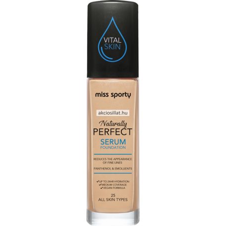 Miss Sporty Naturally Perfect Serum Foundation 25 Szérum Alapozó 30ml