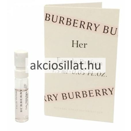 Burberry Her EDP 1.5ml női parfüm illatminta