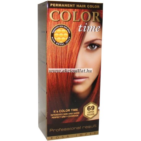 Color Time hajfesték rézvörös szenvedély 69