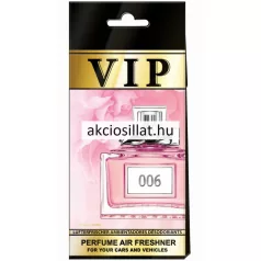 VIP 006 prémium autóillatosító Miss Dior Absolutely Blooming ihlette parfümmintával és rózsaszín dizájnnal