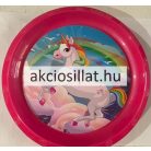 Unikornis műanyag lapostányér