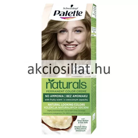 Schwarzkopf Palette Permanent Naturals Color Creme ápoló krémhajfesték 400 középszőke 7-0