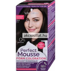 Schwarzkopf Perfect Mousse hajfesték 300 Feketés barna