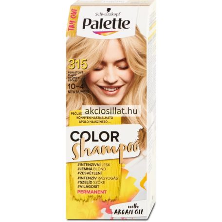Schwarzkopf Palette Color Shampoo hajszínező 315 gyöngyszőke 10-4