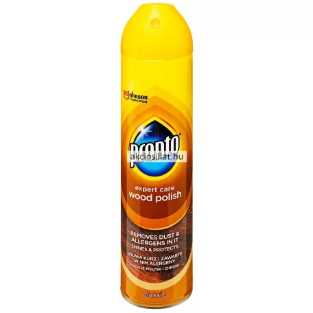 Pronto Expert Care Wood Polish Classic bútorápoló spray 250ml