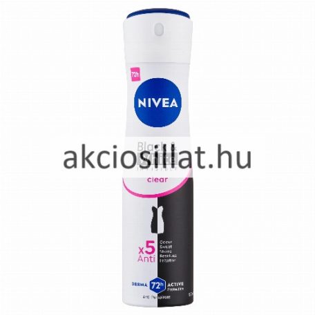 Nivea Black & White Invisible Clear 72H Dezodor 150ml