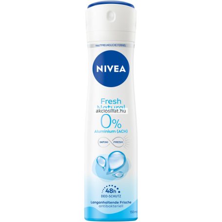 Nivea Fresh Natural 0% Aluminium 48H Dezodor 150ml