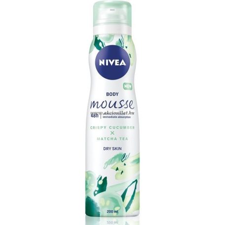 Nivea-Body-Mousse-Uborka-es-Zoldtea-illatu-testapolo-hab-200ml