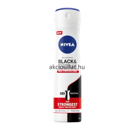Nivea Black & White Max Protection 48H Dezodor 150ml