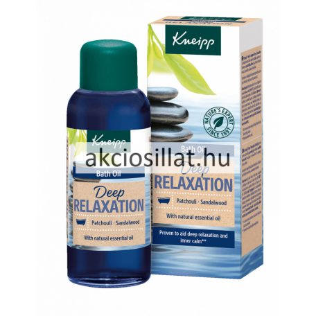 Kneipp Mélyrelaxáló pacsuli szantálfa fürdőolaj 100ml