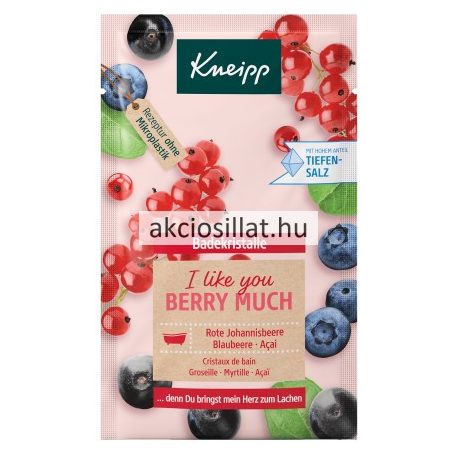 Kneipp I like you berry much fürdőkristály 60g