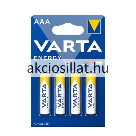 Varta AAA Energy Alkaline ceruza elem 4db