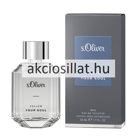 S.Oliver Follow Your Soul Women EDT 50ml Férfi parfüm