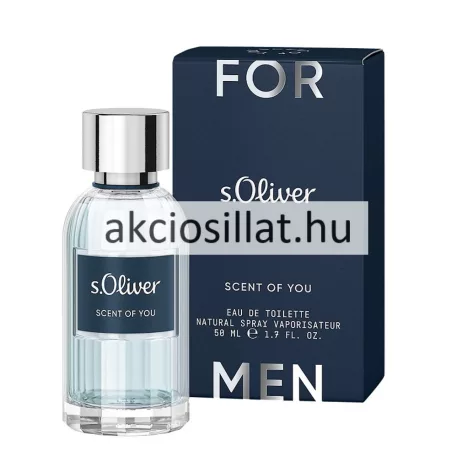 S.Oliver Follow Your Soul Men EDT 50ml Férfi parfüm