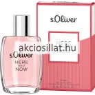 S.Oliver Here And Now Women EDT 30ml női parfüm