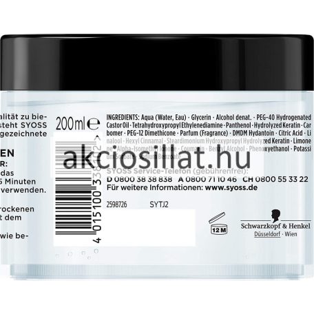 Syoss Moisture Hydra Jelly 2in1 hajkezelés száraz és gyenge hajra 200ml