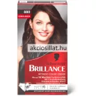 Schwarzkopf Brillance Intensiv krémhajfesték 880 Sötétbarna