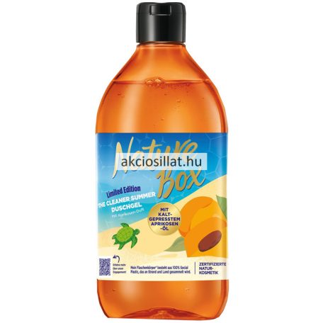 Nature Box Sárgabarackmag olaj tusfürdő 385ml