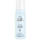 Taft Volume Wonder 150ml-es dúsító ápoló hajhab flakon halványkék színben fekete Schwarzkopf Taft és Volumen Wunder feliratokkal egy fekete tollpihe ikonnal valamint fehér színű védőkupakkal