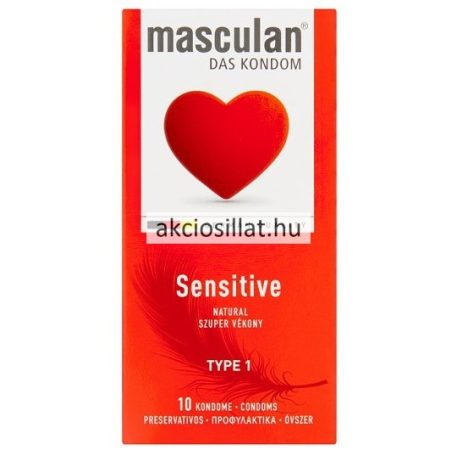 Masculan Sensitive szuper vékony óvszer 10db