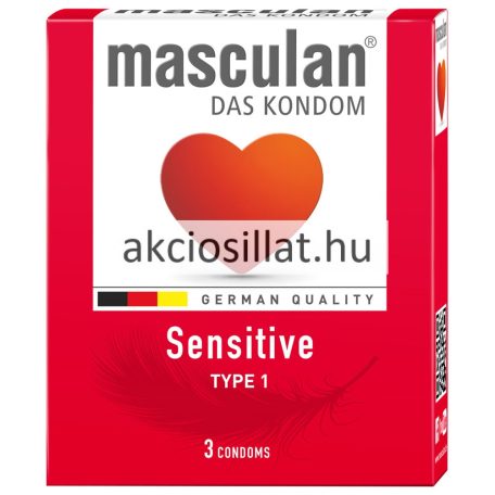 Masculan Sensitive szuper vékony óvszer 3db