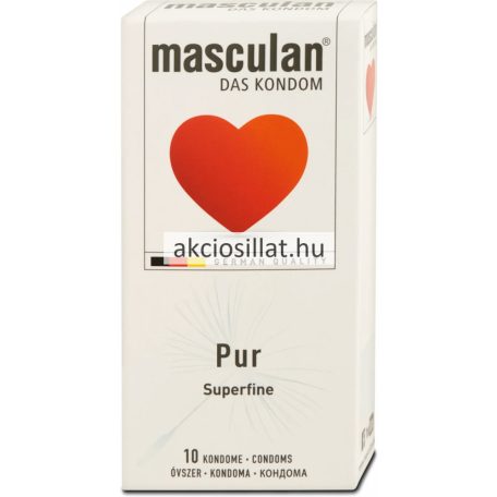 Masculan Pur extra vékony óvszer 10db