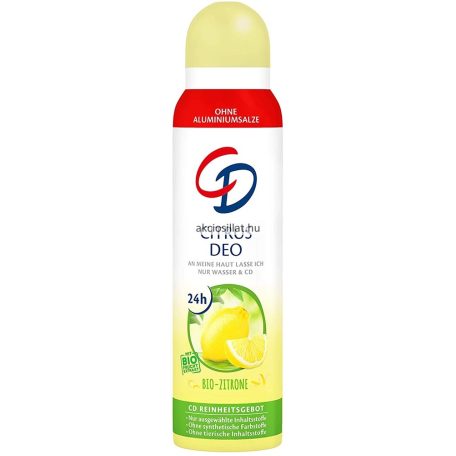 CD Bio Zitrone Citrus dezodor 150ml