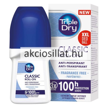 Triple Dry izzadásgátló deo roll-on 50ml