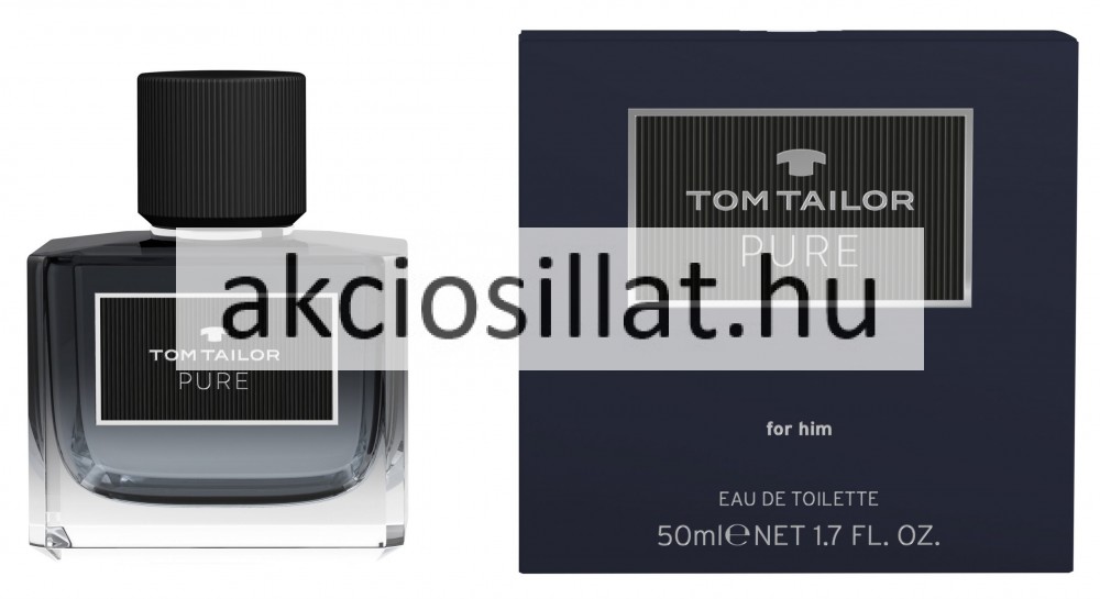 webá Tom Tailor Pure utánzat EDT és Olcsó - parfüm Him 50ml parfüm For