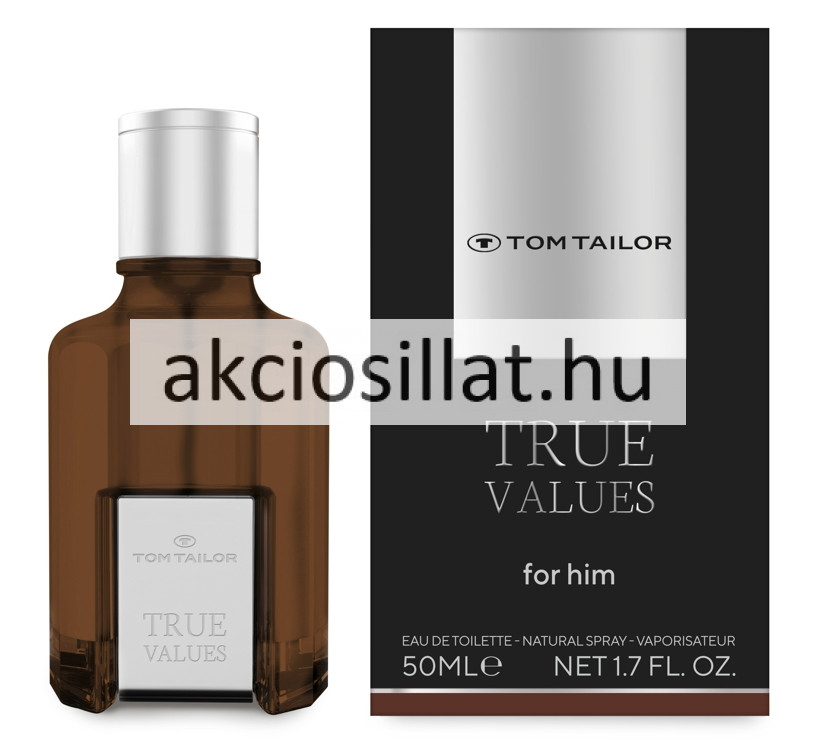 Tom Tailor True Values for Him parfüm rendelés - Olcsó parfüm és parfü | Eau de Toilette