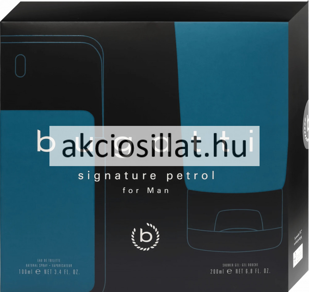 utánzat - parfüm Signature Olcsó parfüm Black és Bugatti ajándékcsomag