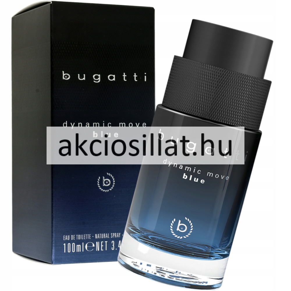 Bugatti Dynamic Move Blue parfüm rendelés - Olcsó parfüm és parfüm utá