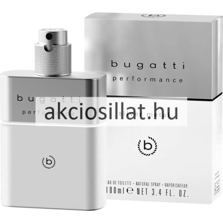 Bugatti Performance Silver Metal EDT 100ml Férfi parfüm