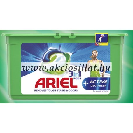 Ariel 3in1 Active Deo-Fresh Mosókapszula 25db