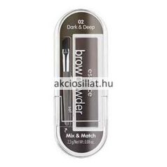   Essence Brow Powder Set Szemöldökformázó Szett 02 dark & deep