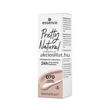 Essence Pretty Natural hidratáló alapozó 70 Warm Cashew 30ml