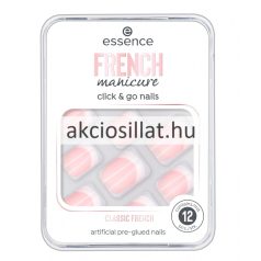   Essence French Manicure Click & Go Nails Classic French műköröm