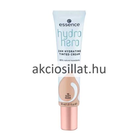 Essence Hydro Hero 24h hidratáló színezett krém 10 Soft Nude 30ml