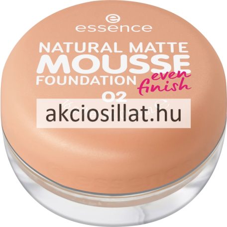 Essence Natural Matte Mousse Foundation Even Finish 02 Alapozó 16g