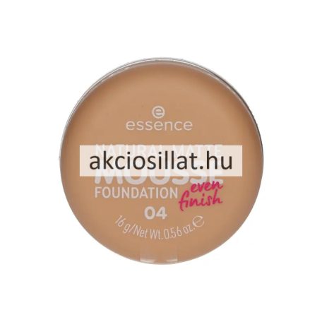 Essence Natural Matte Mousse Foundation Even Finish 04 Alapozó 16g