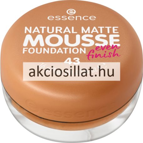 Essence Natural Matte Mousse Foundation Even Finish 43 Alapozó 16g