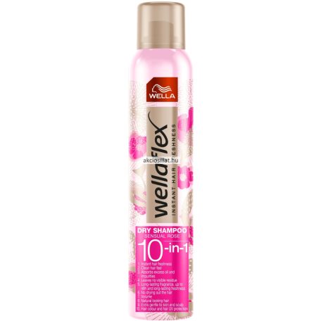 Wellaflex Sensual Rose Száraz Sampon 180ml