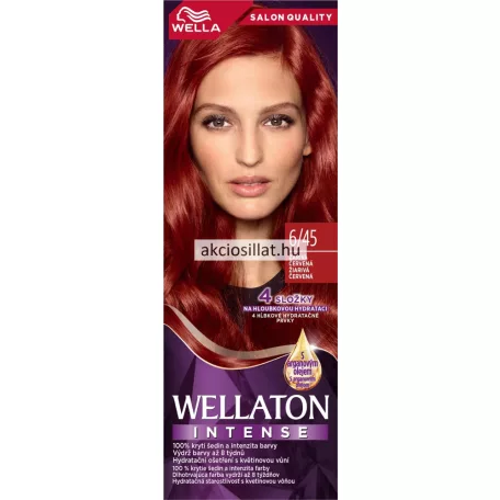 Wella Wellaton tartós intenzív krémhajfesték 6/45 Vörös 50ml