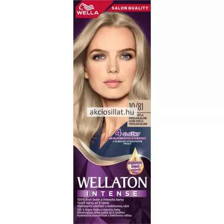 Wella Wellaton tartós intenzív krémhajfesték 10/81 hamvas szőke 50ml