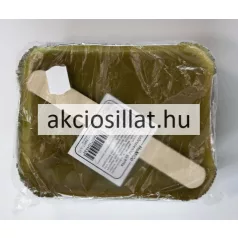 Mollis 500 grammos tömbös szőrtelenítő gyanta alumínium tálcában, mellékelt fa spatulával.